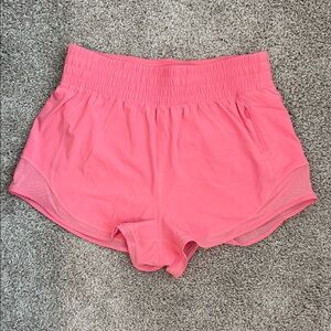 Aritzia Bright Pink Athletic Shorts